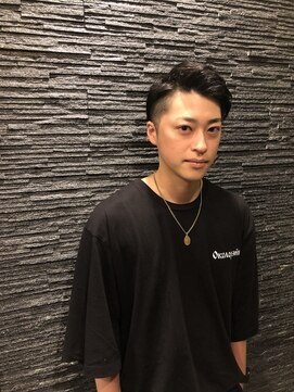 メンズツーブロックロング七三 赤坂 バーバー L プレミアムバーバー 赤坂店 Premium Barber Produce By Hiro Ginza のヘアカタログ ホットペッパービューティー