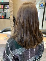 ヘアアンドメイク シークネクスト(HAIR&MAKE SeeK NEXT)&nbsp;《NEXT 門井》ゆるふわカール×スモーキーグレージュ