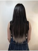ボブ→グラデーション☆シルバーアッシュロング★