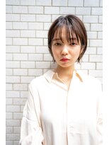 ハバナ 渋谷(HAVANA)&nbsp;前下がりショートボブ/ココアブラウン/前髪/ハンサムショート