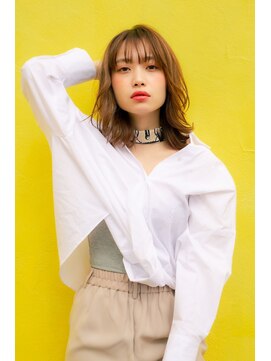 レーヴバイロンド 仙台(Reve by Lond) 透明感ベージュシースルーバング