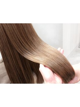 【本気の髪質改善はAgnos】自然な仕上がりに感動☆柔らか質感&ツヤ髪の縮毛矯正でクセ毛のお悩み解決！