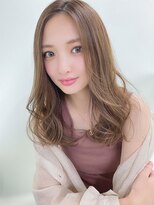 ルービック 梅田茶屋町(Rubik)&nbsp;グレージュ/デジパ/抜け感ヘア/ロングヘア