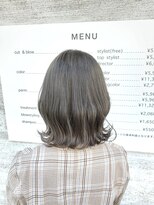 ハニー(HONEY by Chord)&nbsp;[HONEY斉藤]透け感オリーブグレージュ