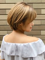 グレージュカラー/シルキーベージュ/斜めバング/銀座/髪質改善