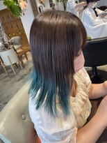 ナルヘアー 越谷(Nalu hair)&nbsp;ミントカラー/イヤリングカラー/グラデーションカラー