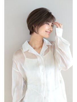 アフロート ギンザ(AFLOAT GINZA) 【小鳥居】シルキーベージュ大人可愛いボブショート前上がりボブ