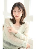 【lien.自由が丘】外ハネミディ×インナーカラー