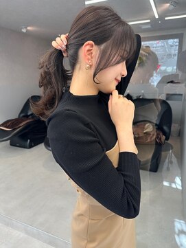 ロンド マーレ 天神大名店(Lond mare) 韓国くびれヘア/ミディアムヘア/韓国ヘア/ココアベージュ