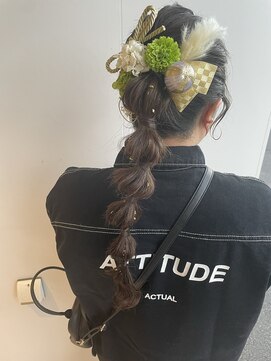 美容室 アイディー i-dee 玉ねぎアレンジ