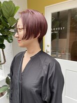 ラベストオイケ(LOVEST OIKE)&nbsp;髪質改善　ピンクグレイカラー/Erika