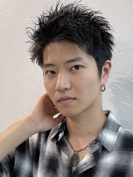 フイ 恵比寿(Hui) スパイキーショート/ツイストパーマ/無造作ヘア/アップバング