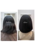 髪質改善ストレートコース