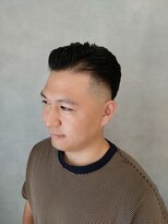 ソアー 新大阪(SOAR)&nbsp;フェード刈上げ濡れパンニュアンスパーマスタイル【新大阪】