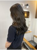 透明感♪髪質改善カラー小顔艶感オリーブベージュ