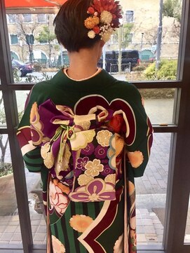 クルト バイ マルカ(KURT by MARUCA) 成人式/着付け/ヘアセット/振袖/フェザーショート