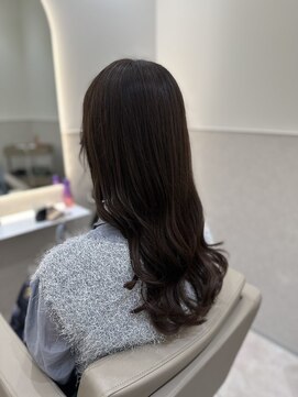 ジーナ 博多(Zina) 秋冬大人気のビターチョコカラー×巻き艶髪
