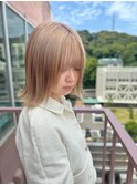 #ミルクティーベージュ #ベージュ #ハイトーン #透明 #ブロンド
