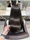 髪質改善水素ケアと酸性ストレートでツヤとまとまりのある髪へ♪
