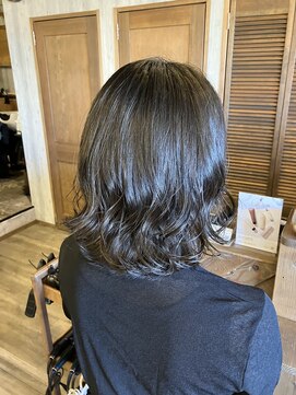 ヘアードレスビュー(hair dress V.I.E.W) ボブレイヤー×オリーブ