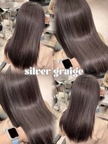 ユーフォリア 新宿店(Euphoria)&nbsp;シルバーグレー/ラベンダーグレージュ/ケアブリーチダブルカラー