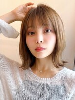 セイドット オモテサンドウ(Say. omotesando) Say.外ハネボブくびれボブひし形ボブヘーゼルグレージュ表参道