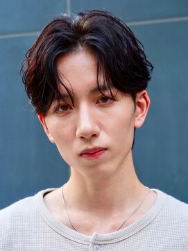 エルマーク 梅田(L-MARK) シャドウパーマ/曲がる縮毛矯正/ニュアンスパーマ/men's/眉毛