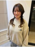 20代30代◎小顔レイヤーカット×ツーウェイ冬カラー