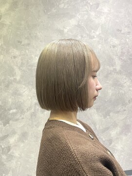 メゾンセブンルックス 宇都宮簗瀬店(Maison 7LOOKS) ミルクティーとボブ☆ 《手塚》