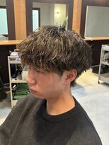 アトラクト バイ ラック 津田沼(Attract by LUCK)&nbsp;シャドウパーマ60%/メンズパーマ/シャドウパーマ/ルーズパーマ