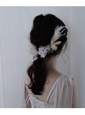 ブライダルヘアセット