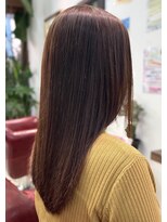 イングレス(INGRESS)&nbsp;縮毛矯正とカラーを同じ日に＊大人の時短ビューティーヘア