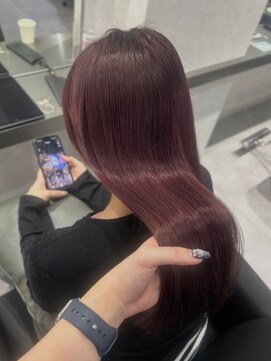 ナンバー ジェミカ 札幌(N° jemica) 艶カラー・ラベンダーアッシュ/ダブルカラー髪質改善/札幌駅