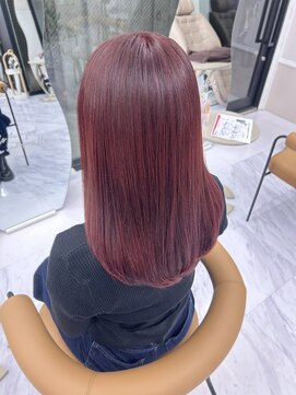ディスイズ(thisis) 【thisis】ボルドーレッド/韓国風/レイヤーカット