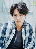 ラフ外はねパーマ