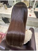髪質改善酸性ストレート縮毛矯正艶髪カラーケアカラーレイヤー