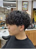 波巻きツイストスパイラル/リバースセンターパート[大宮/理容室]