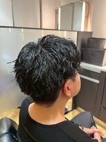 ヘアーサロン爽 下北沢店&nbsp;スパイラルパーマ×ツーブロセンターパート