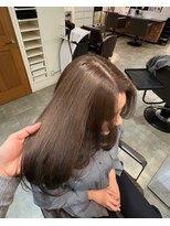 ヘアーサロン ウィング(HAIR SALON Wing) 赤坂*赤みゼロショコラグレージュブリーチなしカラー
