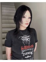 サイ(sai) xカット//ホワイトグレージュ/レイヤーカット/チェリーブラウン