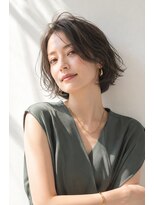アッシュ 学芸大学店(Ash) ショートボブ/大人女性/アッシュベージュ/白髪ぼかし/脱白髪染め