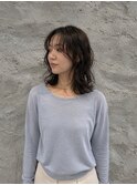 船橋/ダークブラウン/ミディアムパーマ