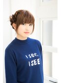 編み込みアレンジ