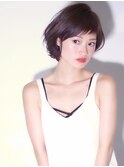 【CARE UMEDA】徳田ショートバングボブ１　オン眉