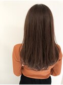 巻いた時に動きが出やすい、レイヤーロング