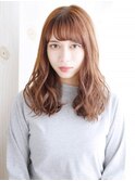 Aラインのミックスカールスタイル