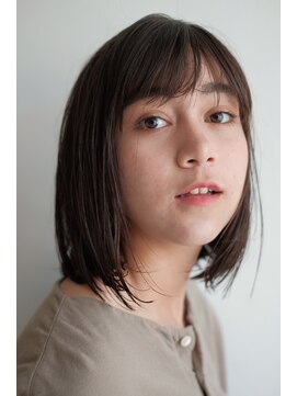 ヘアーアンドメイク シーク 八王子(HAIR&MAKE SeeK) シンプル ボブ セミディ