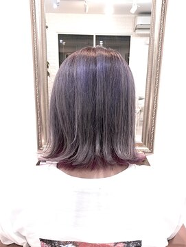 ヘアーデザイン クレオ(CREO) インナーカラー、ボブ