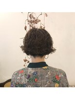 マウロア(MAULOA)&nbsp;“ハードボブパーマ×刈り上げ” 中西英美子