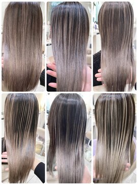 アッシュ 大宮店(Ash) 髪質改善バレイヤージュ　ロング艶ver2